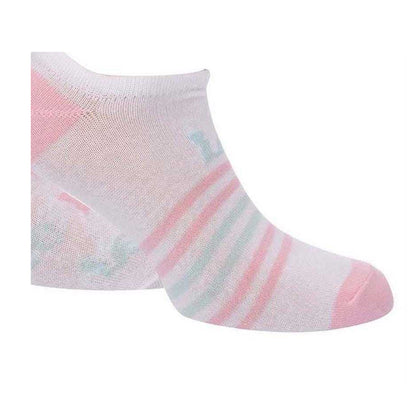 White - Back - Lee Womens-Ladies Cotton Liner Socks (Pack of 3)