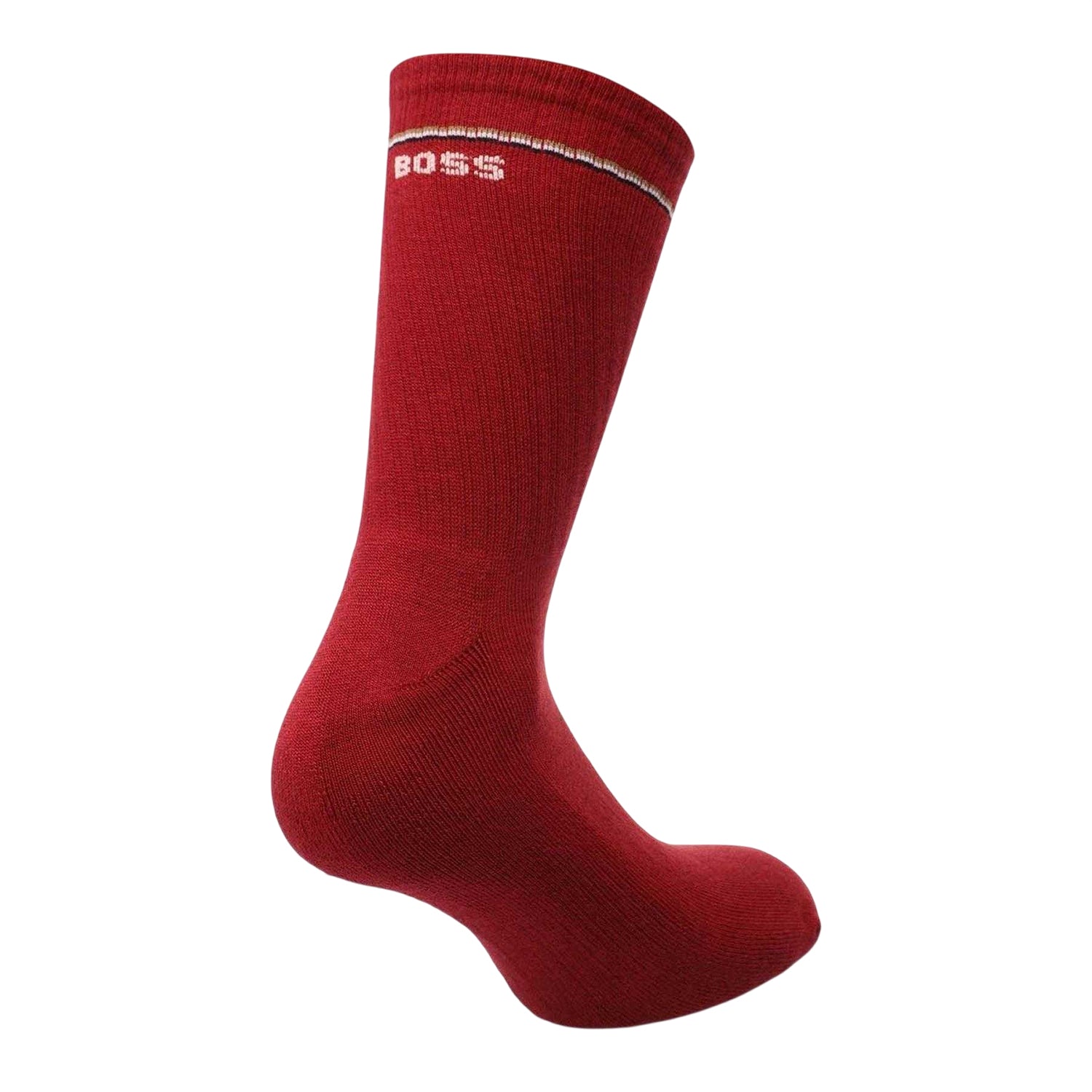 Red - Back - Boss Womens-Ladies Quarter Socks (Pack of 2)