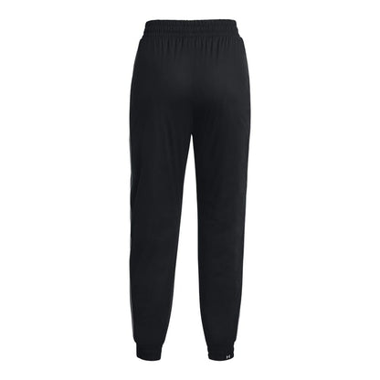 Black - Back - Under Armour Womens-Ladies Travel Jogging Bottoms