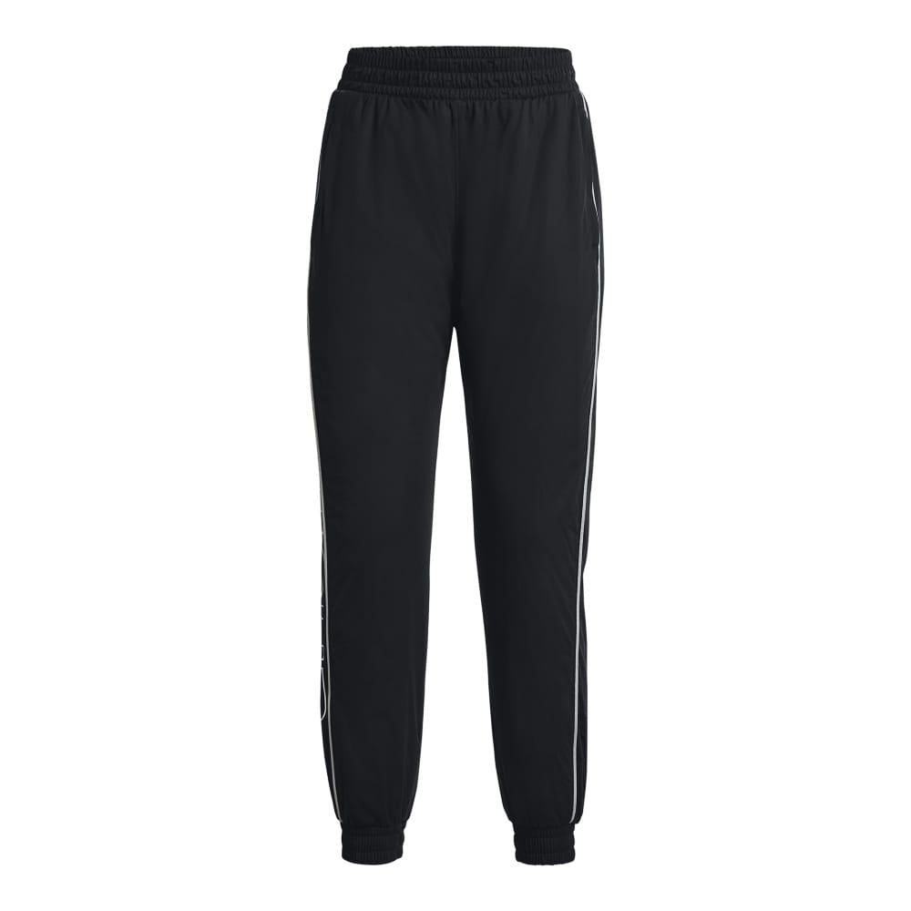 Black - Front - Under Armour Womens-Ladies Travel Jogging Bottoms