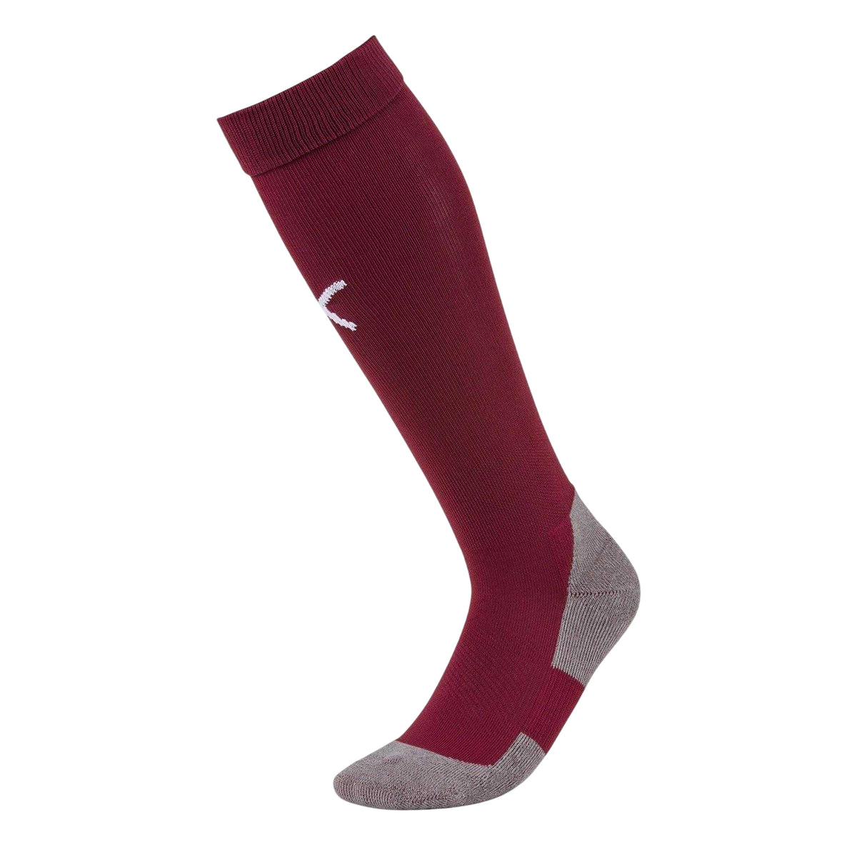Cordovan Red-White - Front - Puma Mens Team Liga Football Socks