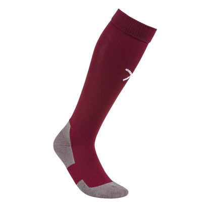 Cordovan Red-White - Back - Puma Mens Team Liga Football Socks
