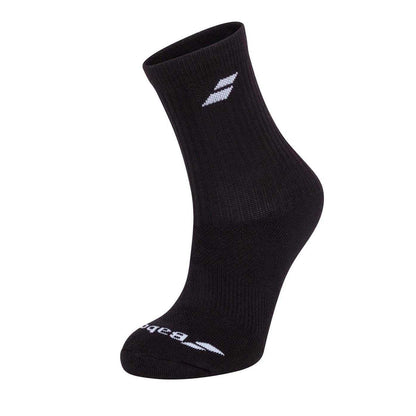 Black - Front - Babolat Mens Tennis Sports Socks (Pack of 3)