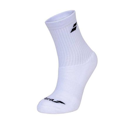 White - Front - Babolat Mens Tennis Sports Socks (Pack of 3)