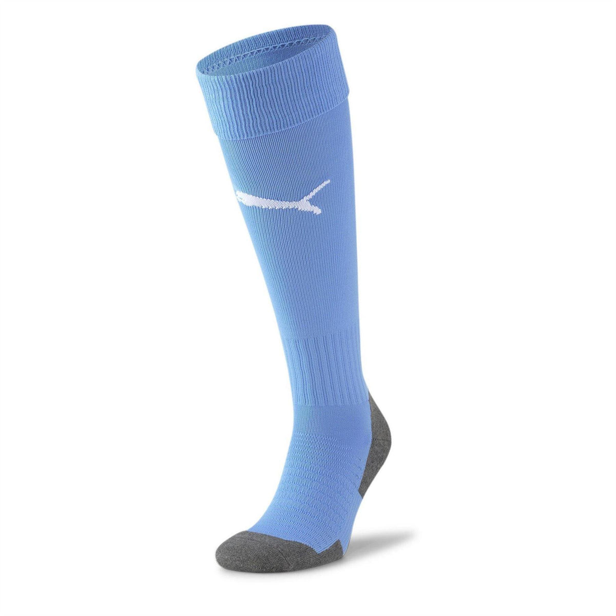 Blue-White - Front - Puma Childrens-Kids Team LIGA Core Football Socks