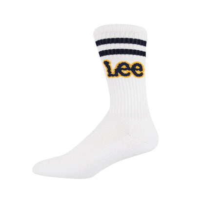 Navy-White-Grey - Lifestyle - Lee Mens Erskin Crew Socks (Pack of 3)