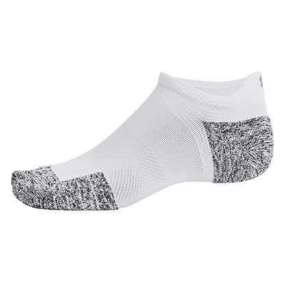 White - Side - Under Armour Unisex Adult No-Show Socks (Pack of 3)