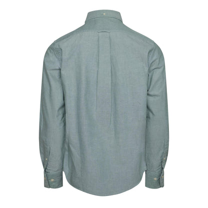 Forest Green - Back - Gant Mens Oxford Regular Shirt