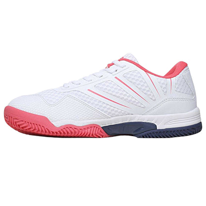 White-Rosa - Side - Beker Womens-Ladies Logo Cushioned Tennis Shoes