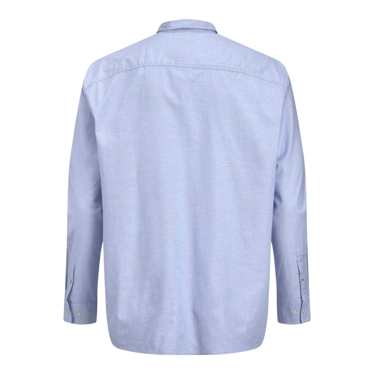Cashmere Blue - Back - Jack And Jones Mens Oxford Chest Pocket Shirt