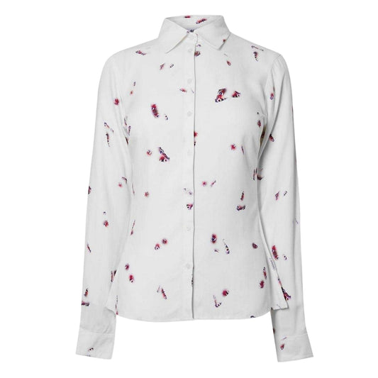 White - Front - Musto Womens-Ladies Country Long-Sleeved Shirt