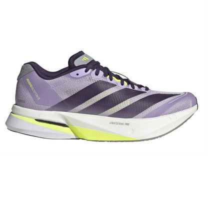 Plum-Violet - Front - Adidas Womens-Ladies Boston 13 Running Shoes