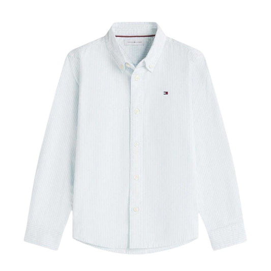 Blue - Front - Tommy Hilfiger Boys Oxford Shirt
