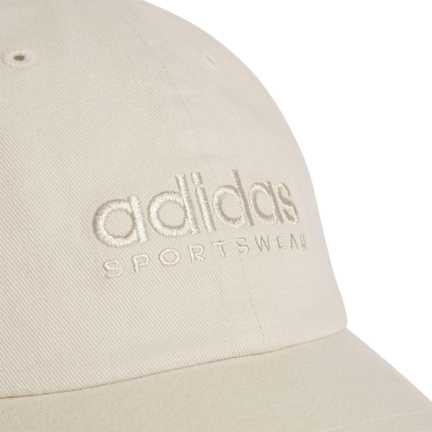 Beige - Side - Adidas Sportswear Logo Baseball Cap