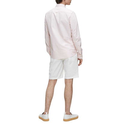 Pale Pink - Back - Calvin Klein Mens Oxford Cotton Shirt