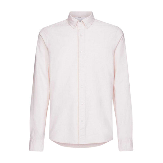 Pale Pink - Front - Calvin Klein Mens Oxford Cotton Shirt