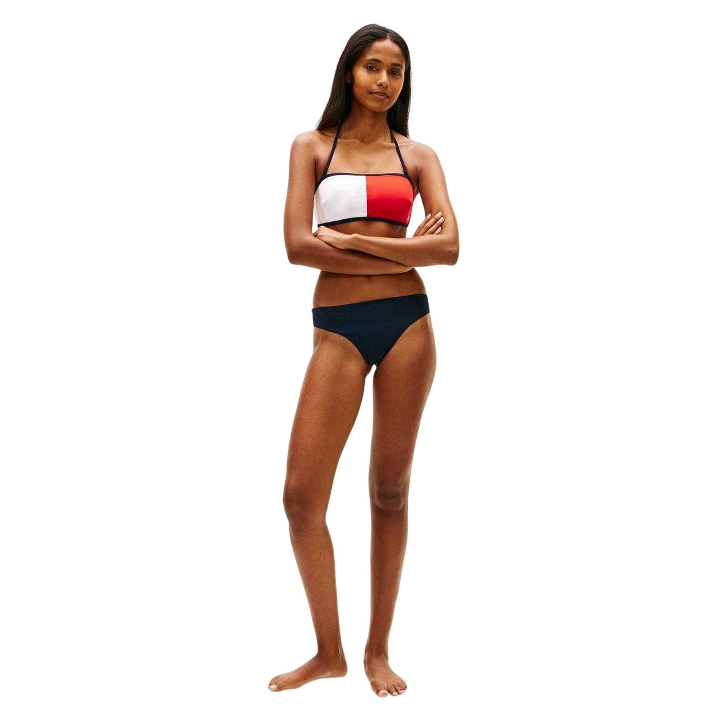 Dark Navy - Lifestyle - Tommy Hilfiger Womens-Ladies Brazil Bikini Bottoms