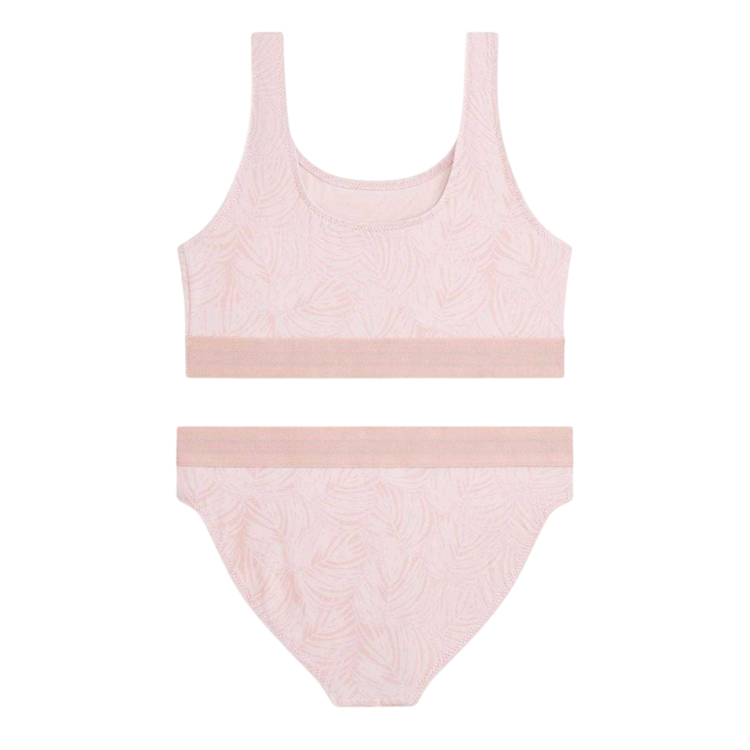Palm Pink - Back - Tommy Hilfiger Girls Bikini Set