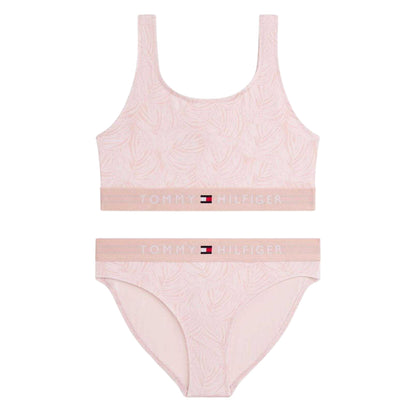 Palm Pink - Front - Tommy Hilfiger Girls Bikini Set