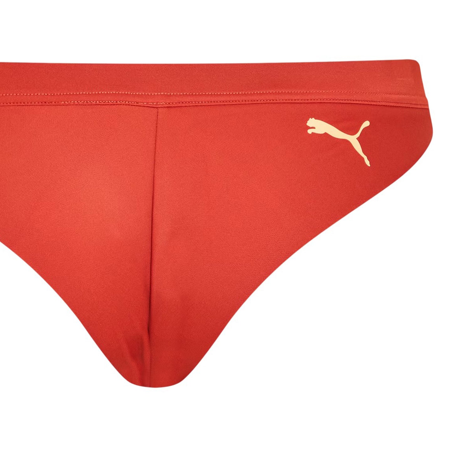 Brown Combo - Side - Puma Womens-Ladies Sporty Brazil Bikini Bottoms