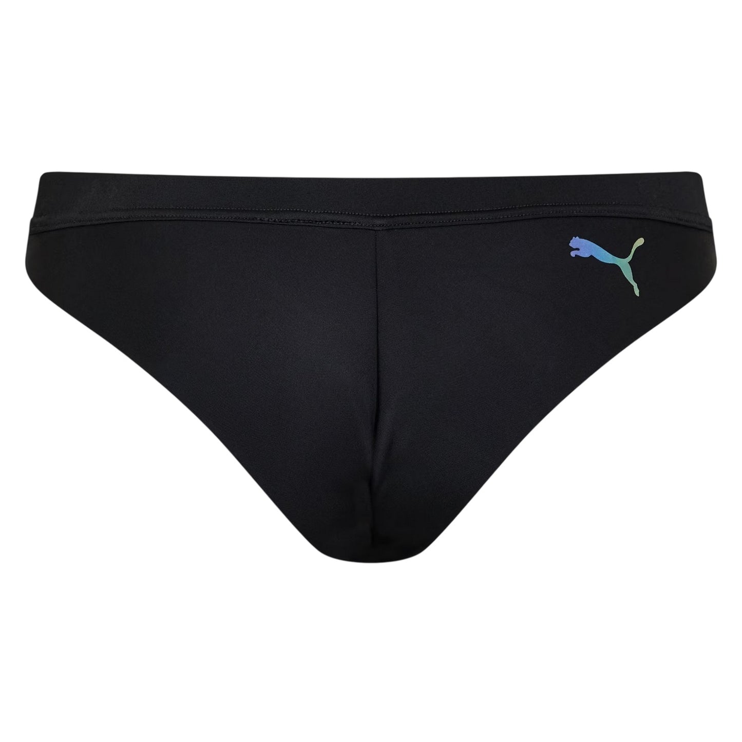 Black - Back - Puma Womens-Ladies Sporty Brazil Bikini Bottoms