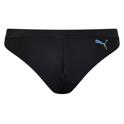 Black - Back - Puma Womens-Ladies Sporty Brazil Bikini Bottoms