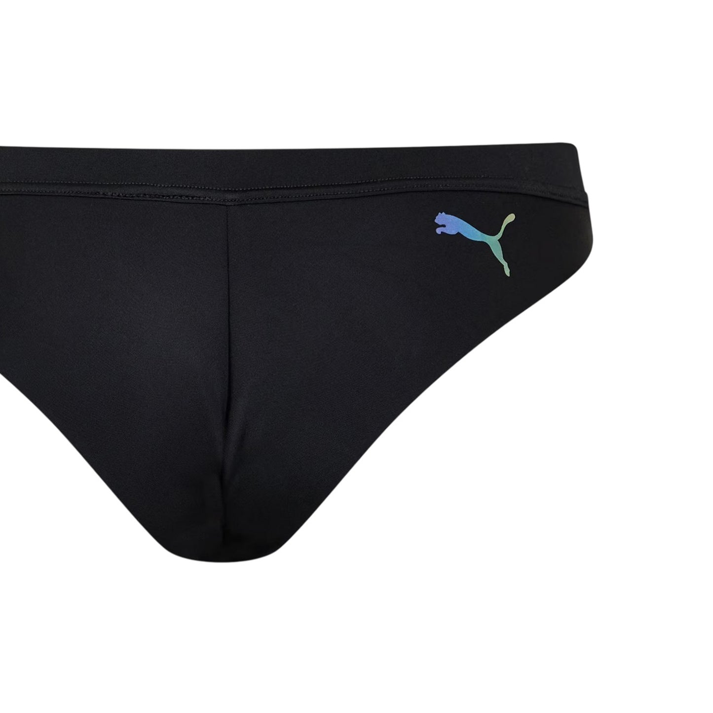 Black - Side - Puma Womens-Ladies Sporty Brazil Bikini Bottoms