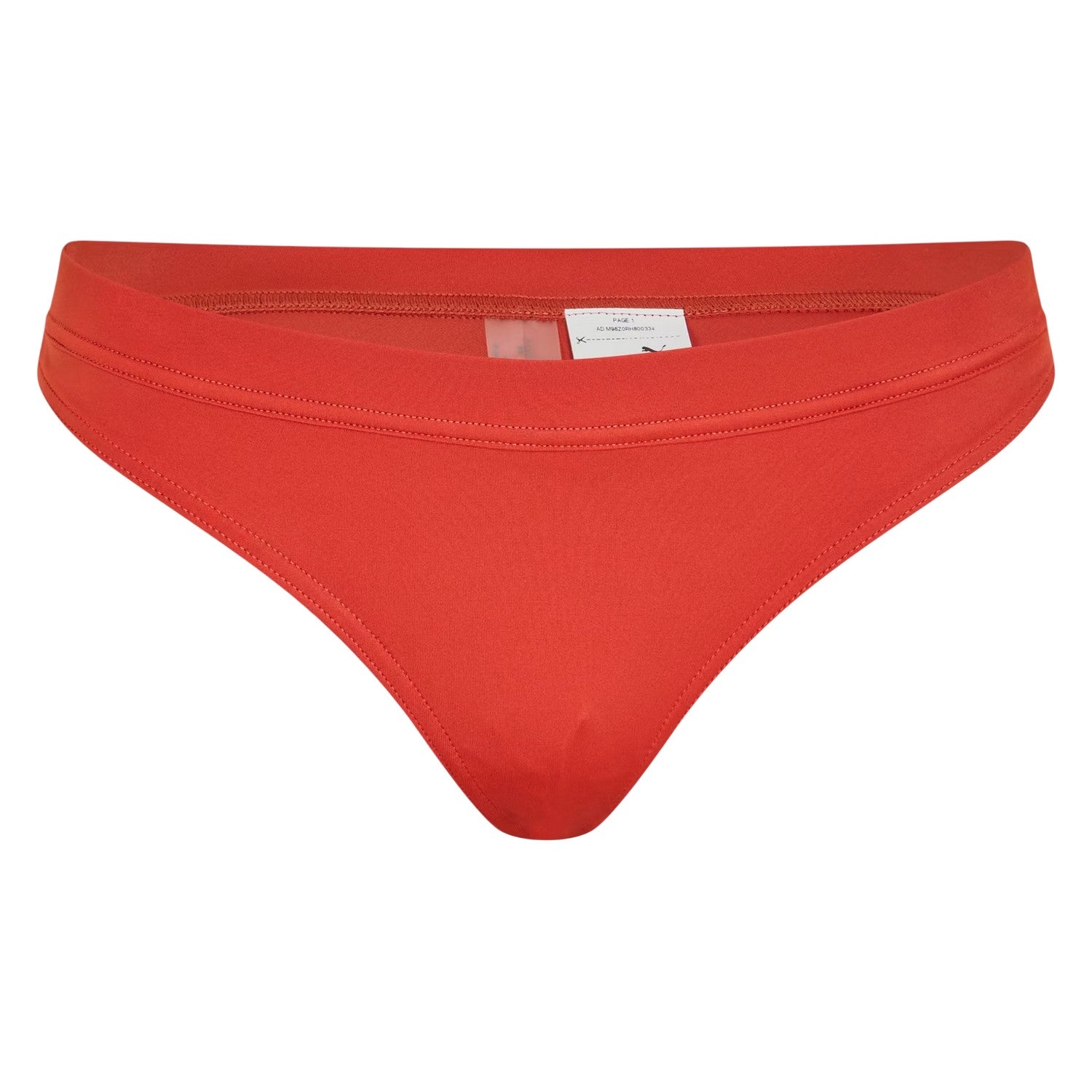 Brown Combo - Front - Puma Womens-Ladies Sporty Brazil Bikini Bottoms