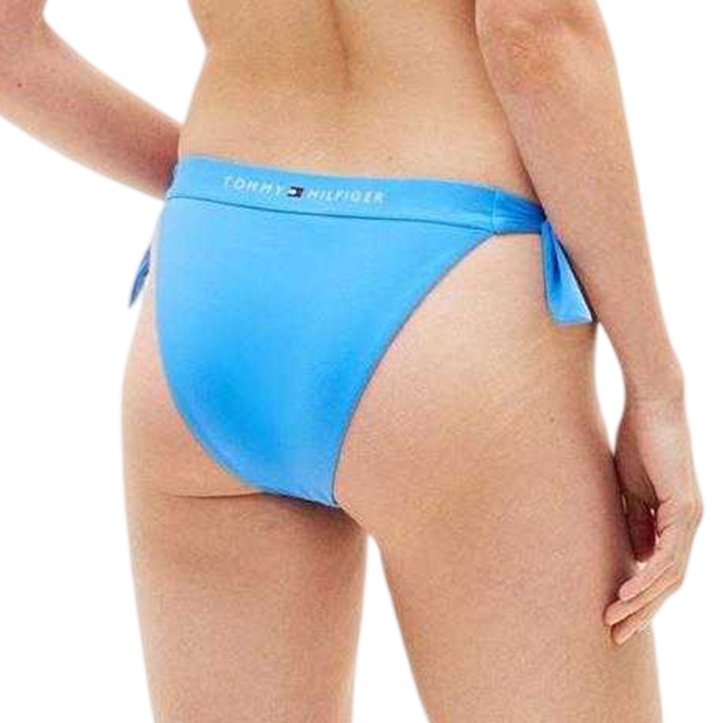 Copen Blue - Back - Tommy Hilfiger Womens-Ladies Tie Detail Brazilian Briefs