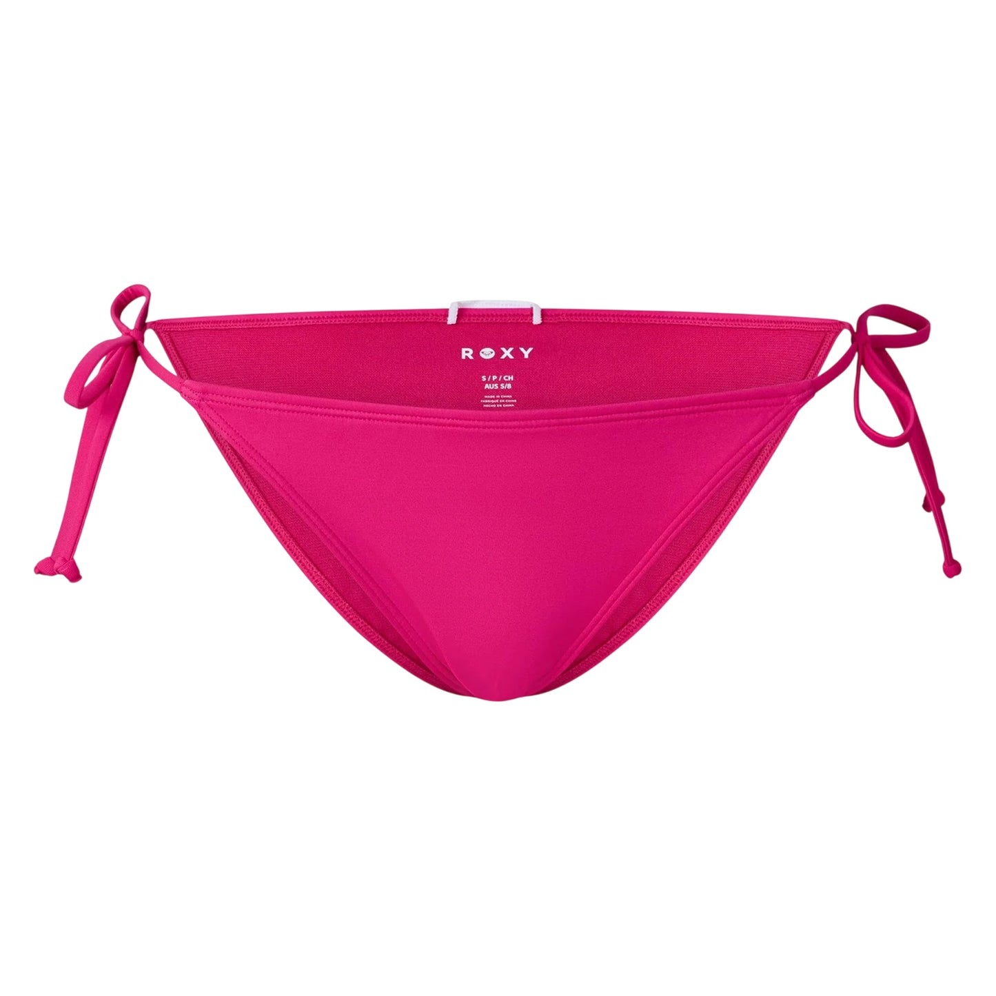 Cabaret - Front - Roxy Womens-Ladies Plain Side Tie Bikini Bottoms