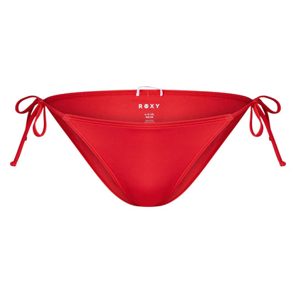 Hibiscus - Front - Roxy Womens-Ladies Plain Side Tie Bikini Bottoms