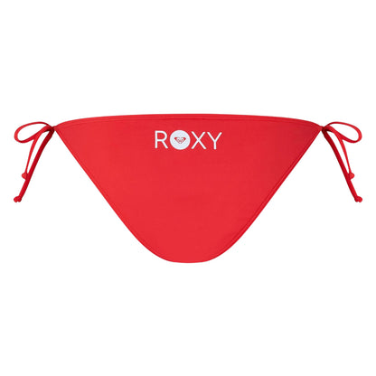 Hibiscus - Back - Roxy Womens-Ladies Plain Side Tie Bikini Bottoms