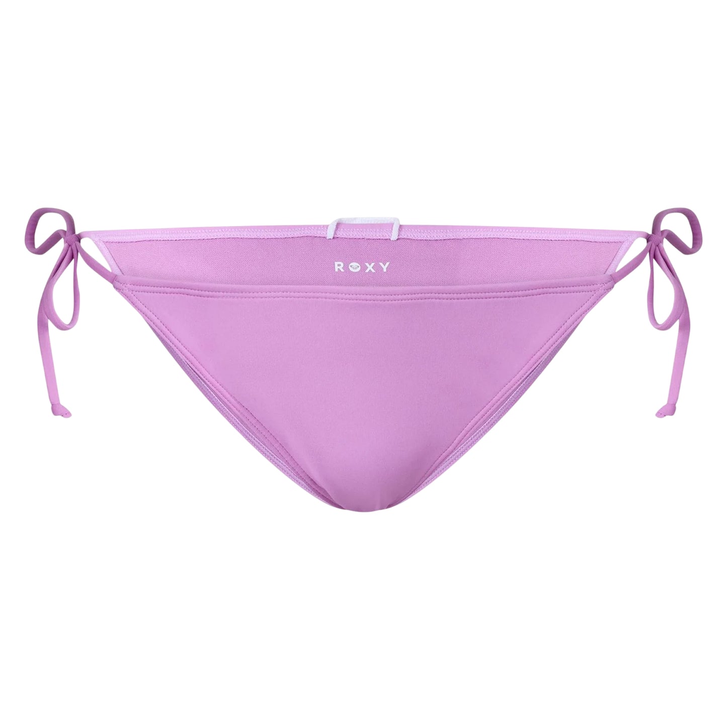 Violet - Front - Roxy Womens-Ladies Plain Side Tie Bikini Bottoms