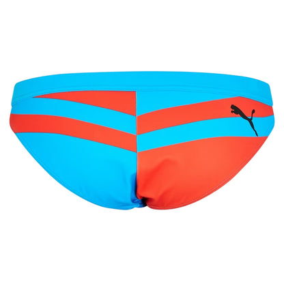 Blue - Back - Puma Womens-Ladies Heritage Colour Block Bikini Bottoms