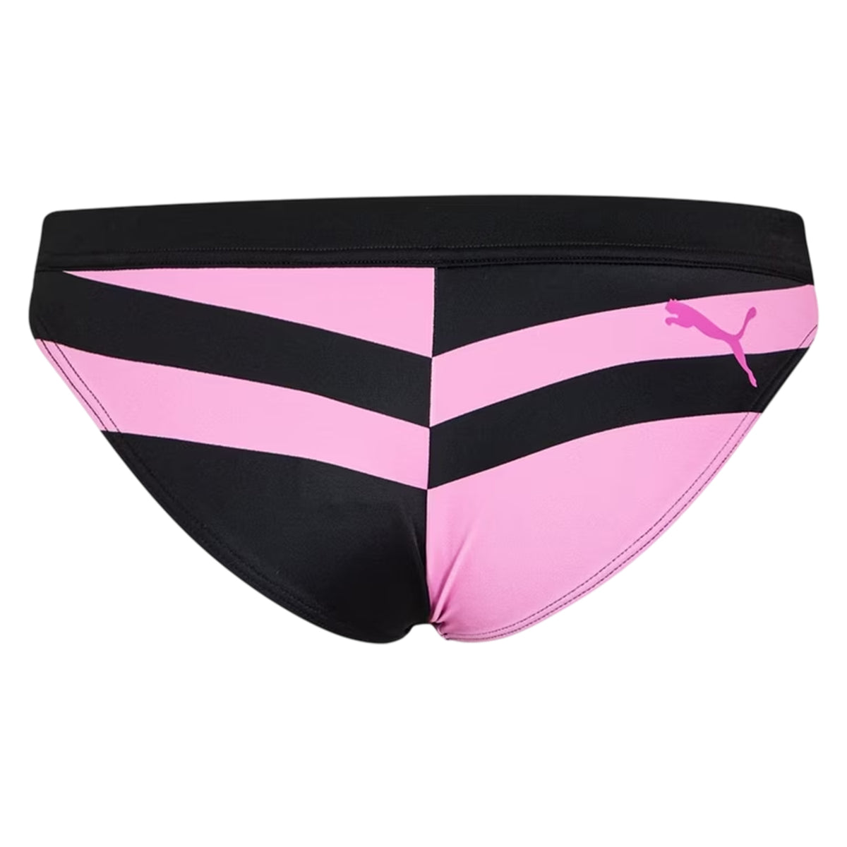 Pink - Back - Puma Womens-Ladies Heritage Colour Block Bikini Bottoms