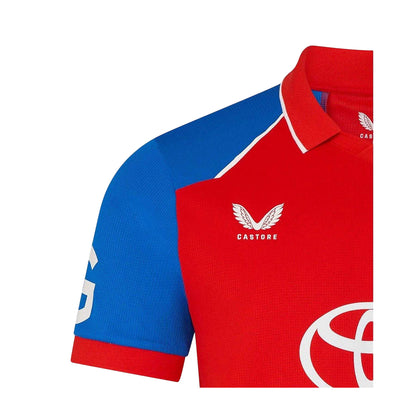 Red-Blue - Side - Castore Mens 2026-2027 England Cricket Cricket Shirt