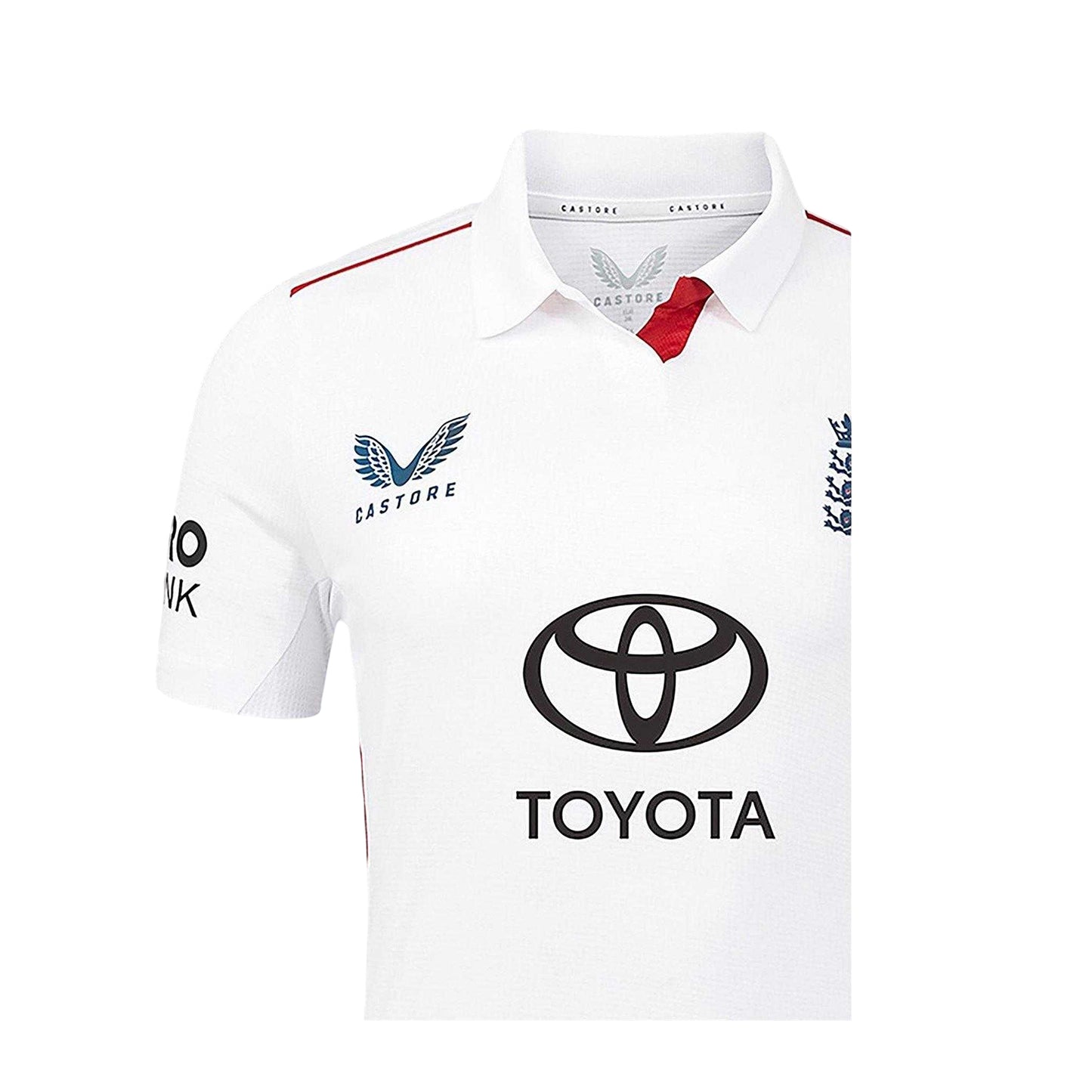 White - Side - Castore Womens-Ladies 2026-2027 England Cricket Cricket Shirt