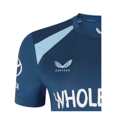 Ensign Blue - Side - Castore Womens-Ladies 2026-2027 England Cricket Cricket Cricket Shirt