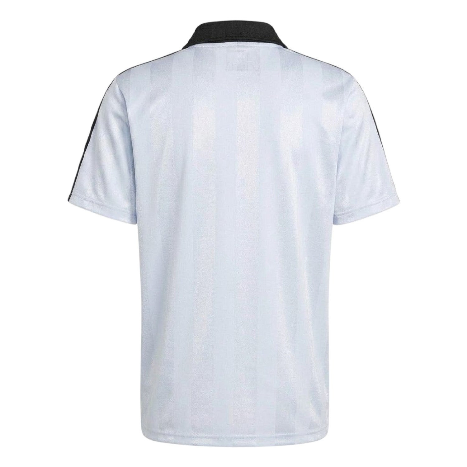 Sky Blue-Black - Back - Adidas Mens Archive Engineered Collared Football Shirt