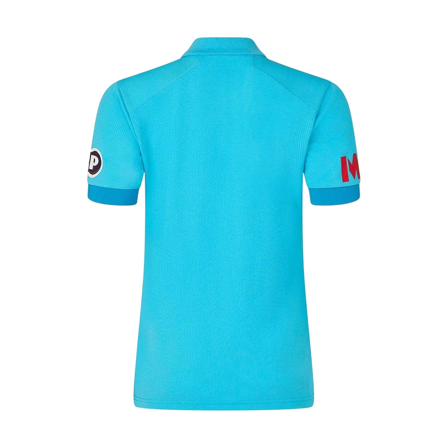 Atoll Blue-Blue Danube - Back - Castore Womens-Ladies ODI 26-27 England Cricket Long-Sleeved Cricket Shirt