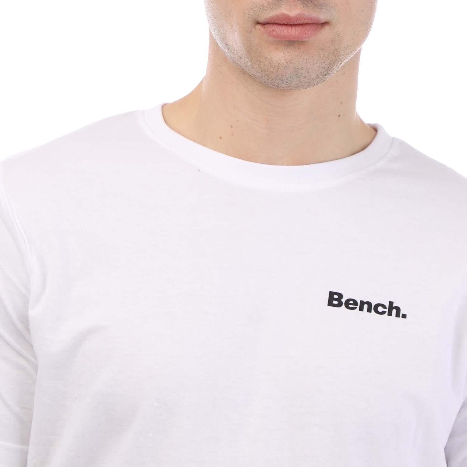 Navy-White-Grey - Lifestyle - Bench Mens Somerset Logo T-Shirt (Pack of 3)