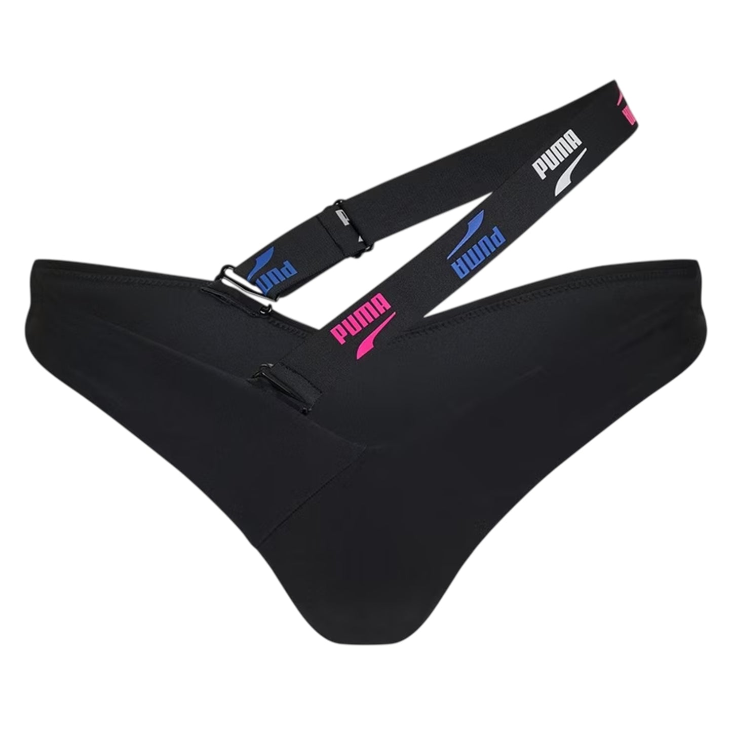 Black - Front - Puma Womens-Ladies Logo Swim Briefs