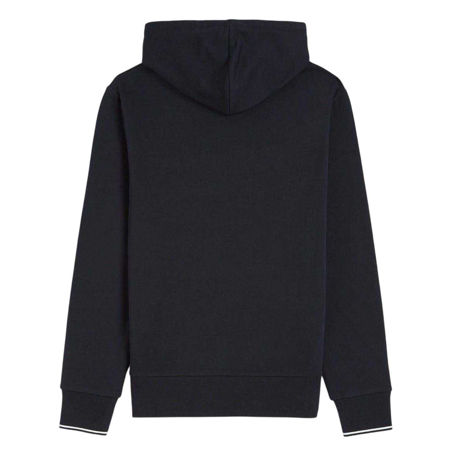 Navy - Back - Fred Perry Mens Logo Hoodie