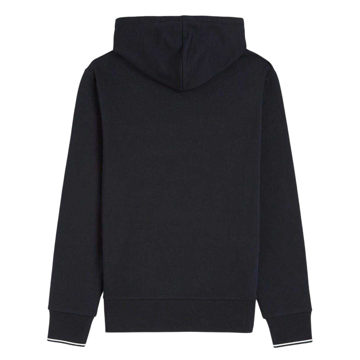 Navy - Back - Fred Perry Mens Logo Hoodie
