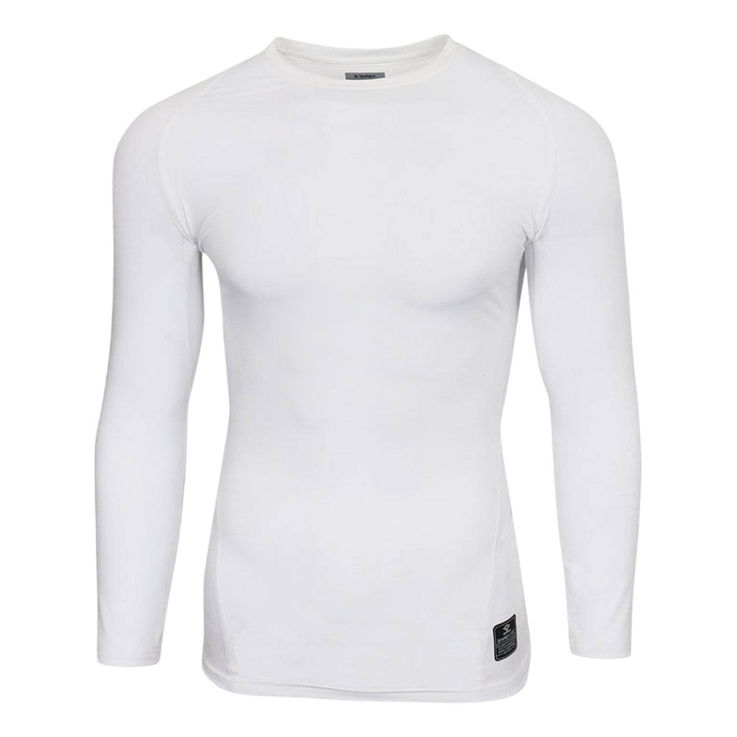 White - Front - Umbro Mens Long-Sleeved Base Layer Top