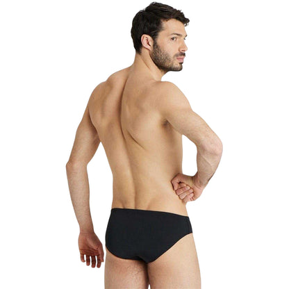 Black-White - Lifestyle - Arena Mens Team Logo Swim Briefs