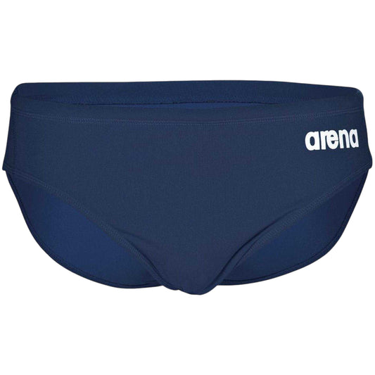Navy-White - Front - Arena Mens Team Logo Swim Briefs