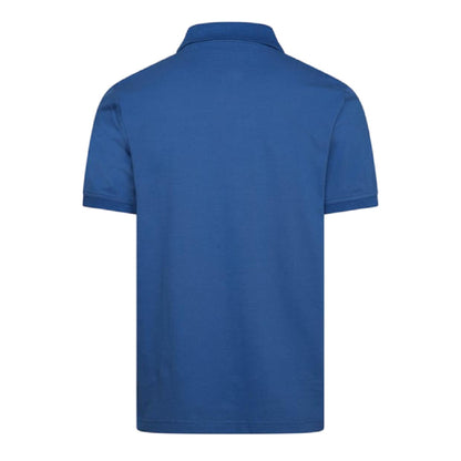 Blue - Back - Gant Mens Contrast Logo Polo Shirt