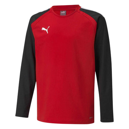 Red-Black - Front - Puma Childrens-Kids Team Liga Two Tone Base Layer Top