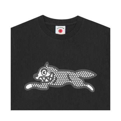 Black - Side - ICECREAM Mens Glitter Cotton T-Shirt